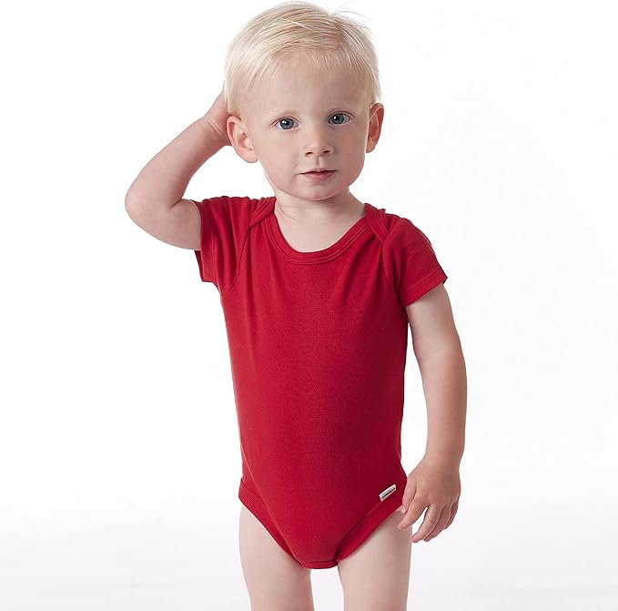 Gerber baby-girls 5-pack Solid Onesies Bodysuits - Image 3