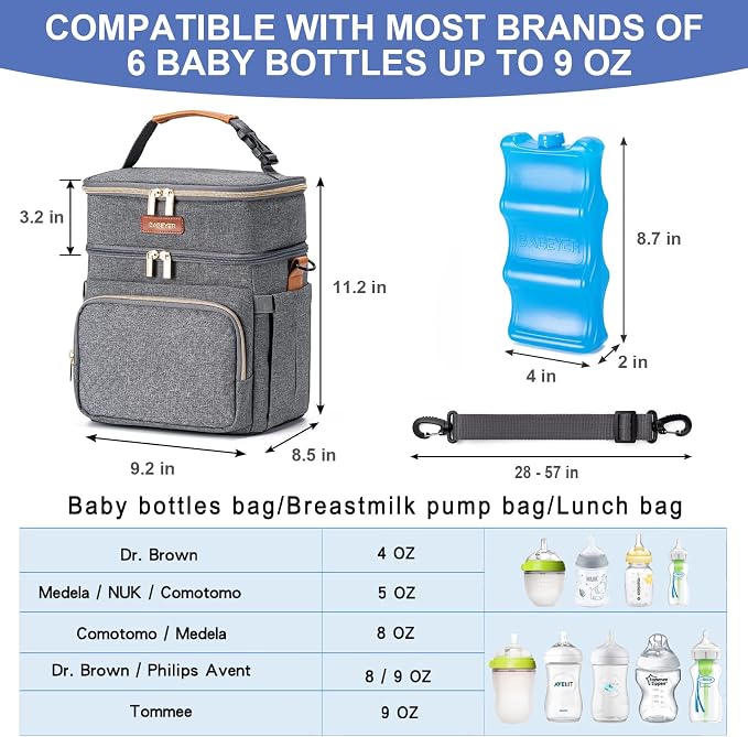 Insulated Breastmilk Cooler Bag - Image 4