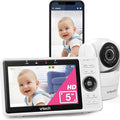 VTech Upgraded Smart WiFi Baby Monitor, 1080p FHD Camera and 5" HD IPS Display by VTechBabyMonitors