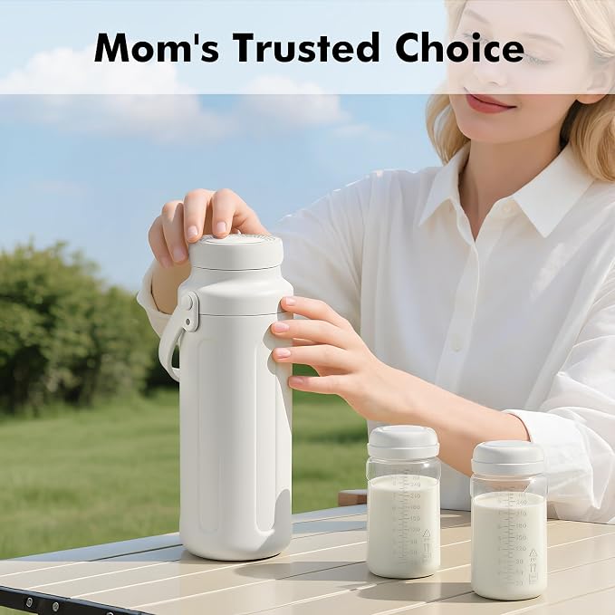 Portable Breast Milk Cooler - 19oz Breast Milk Cooler Bottle - Image 9
