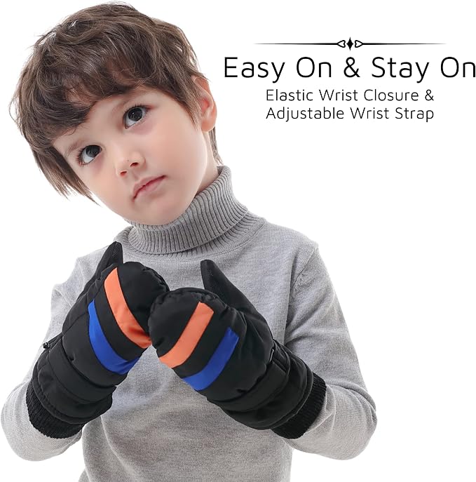F Flammi Toddler Kids Snow Mittens - Image 6
