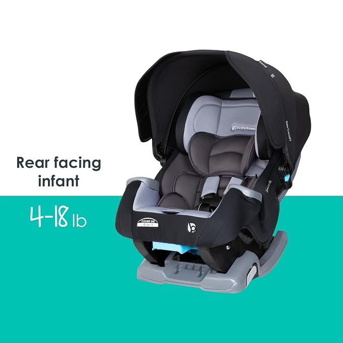 Baby Trend Cover Me™ 4-in-1 Convertible Car Seat, Dark Moon - Image 14