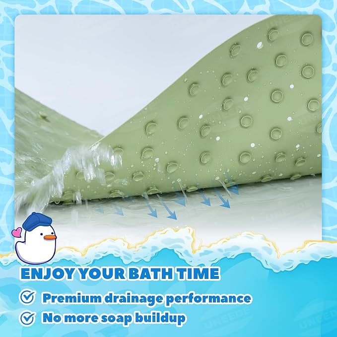 UNEEDE Kids Bathtub Mat Non Slip Shower Mat - Image 5
