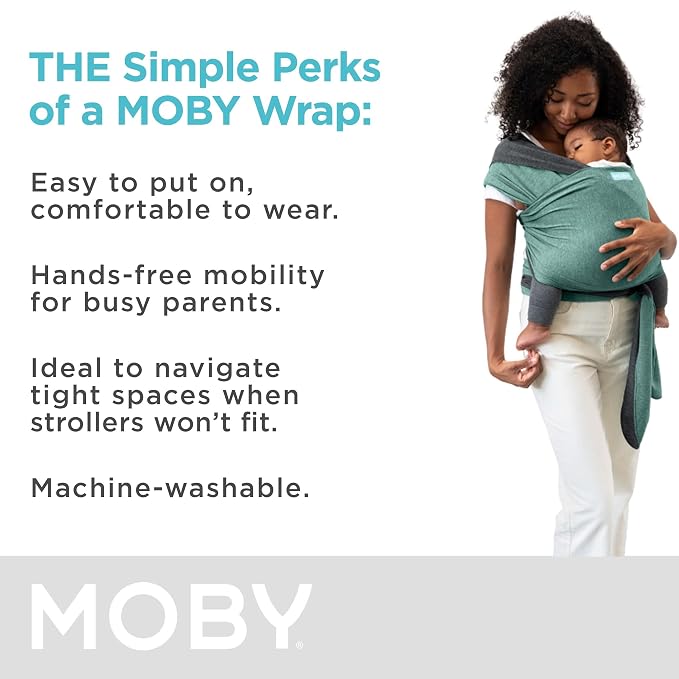 Moby Baby Wrap Carrier Reversible - Image 4