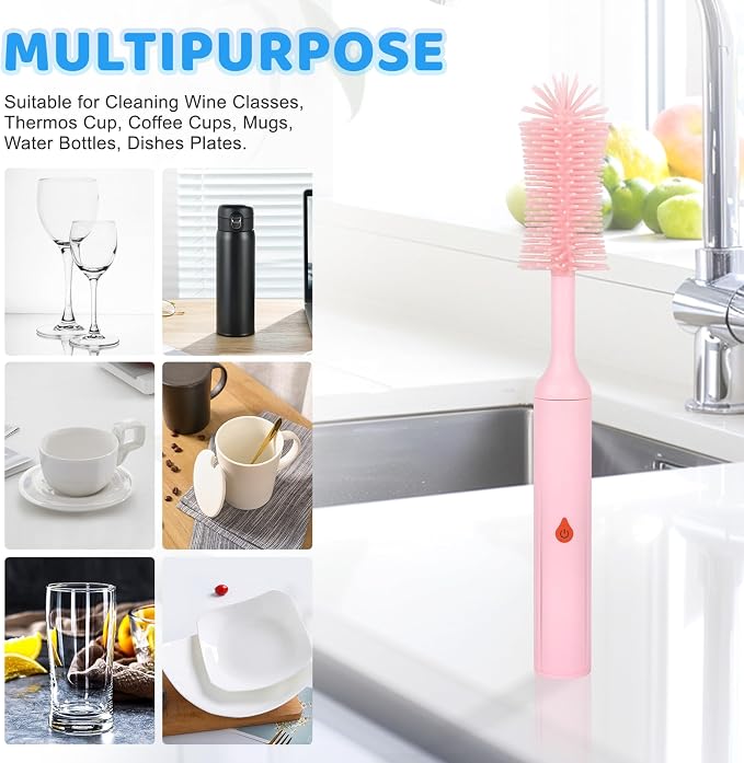 Electric Bottle Brush Cleaner, Bottle Brush Cleaner Baby - Image 6