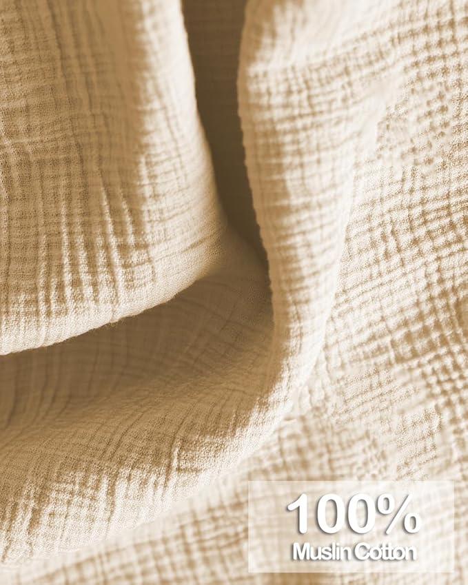 Muslin Nursing Covers for Breastfeeding, Arch Neckline Breast Feeding Covers - Image 2