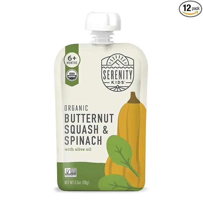 Serenity Kids 6+ Months Veggie Puree Baby Food Pouches by SerenityKids