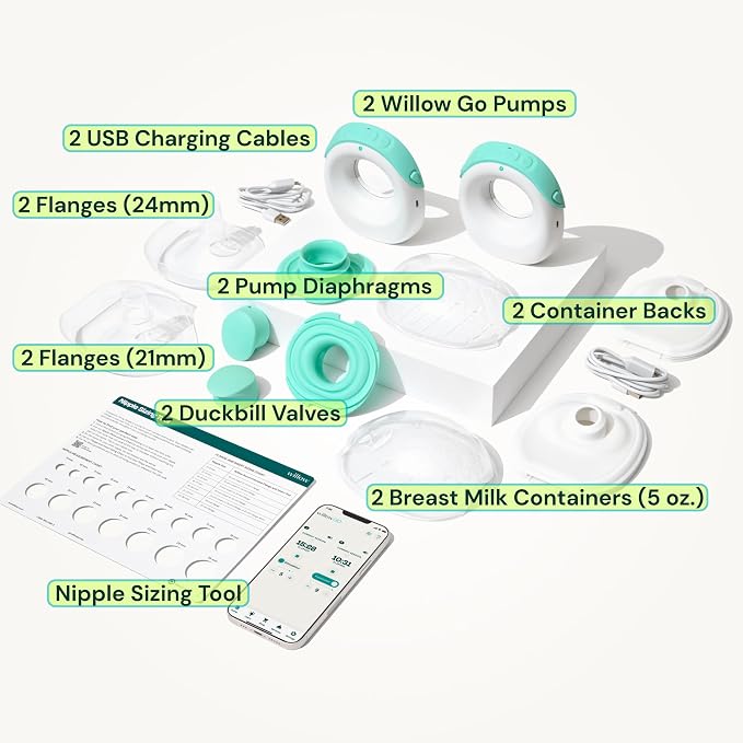 Willow Go - Hands Free Breast Pump - Wearable Breastfeeding Pump - Portable - Image 7