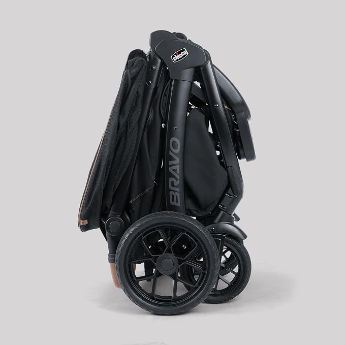 Chicco Bravo Primo ClearTex Trio Travel System, Bravo Primo Quick-Fold Stroller - Image 6