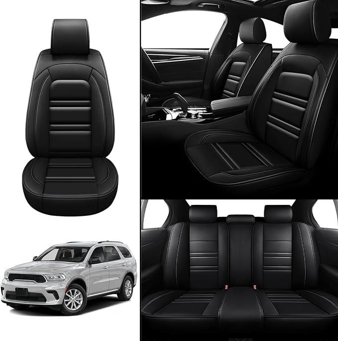 Seat Covers for Dodge Durango 2004-2025 | 5-Seats Leather Seat Covers - Image 2
