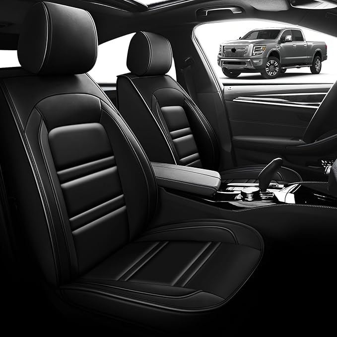 Seat Cover for Nissan Car Titan 2004-2024 | Car Seat Covers Front Seats - Image 2