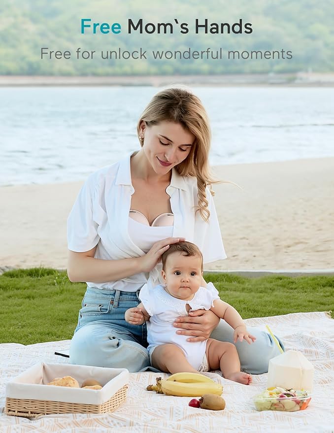 Paruu Hands Free Breast Pump P16, Wearable Breast Pump Electirc Portable - Image 8