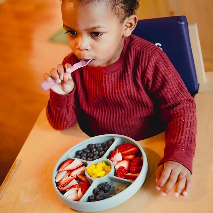 Talktools Bitsy Feeding Kid's Essentials Plate Set – Toddler Utensils, Spoon - Image 5