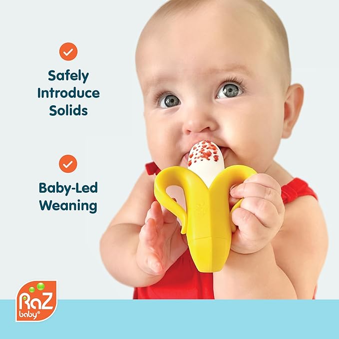 RaZbaby Fruitique Fruit Feeder One-Piece Baby – Larger Opening - Image 2