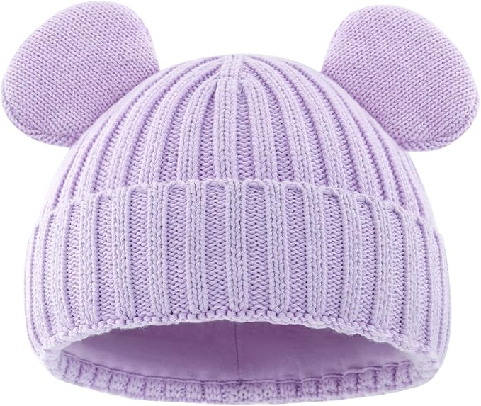 Toddler Boy Winter Beanie Baby Knit Hat Warm Girl Beanies Newborn Cute Hats by RUIKUNA