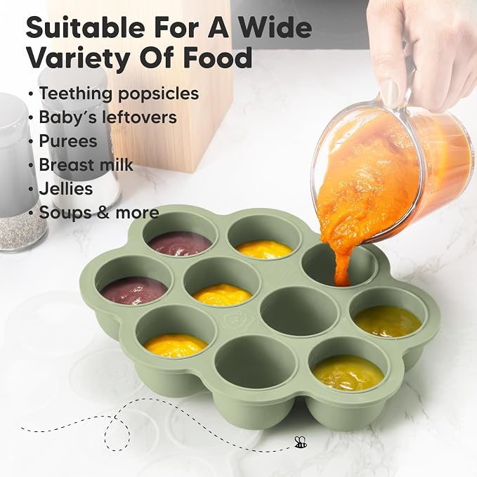 KeaBabies Silicone Food Freezer Trays - Image 7