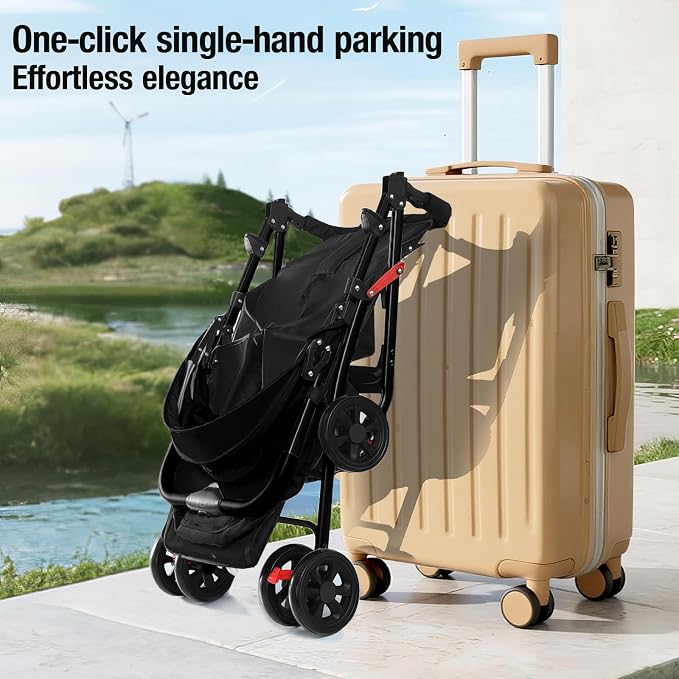 Lightweight Travel Stroller at Only 4.6 kg, Folding Compact Pushchair - Image 5
