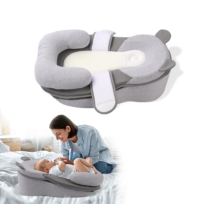 Baby Feeding Pillow, Anti Overflow Feeding Pillow by Rootling
