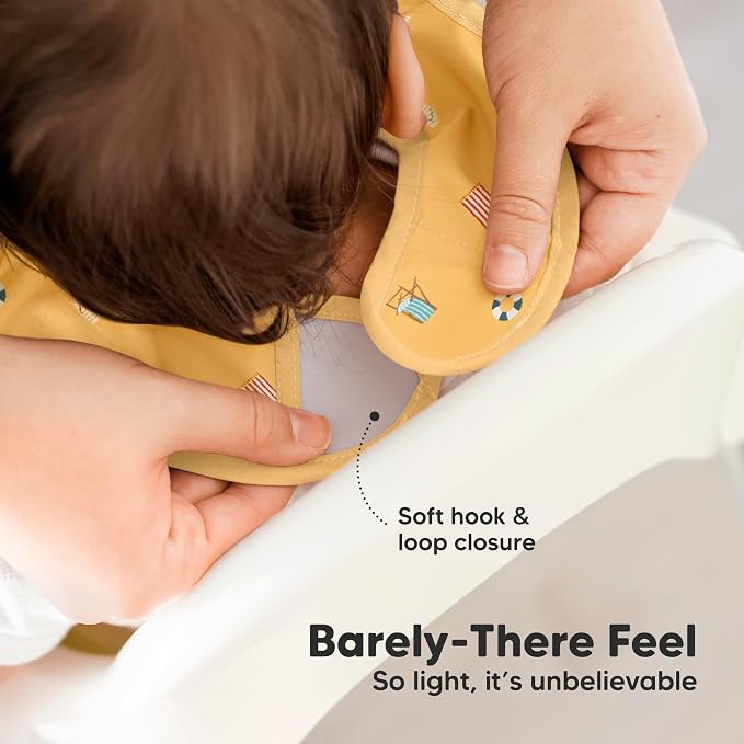 3-Pack Waterproof Baby Bibs for Eating - Image 4