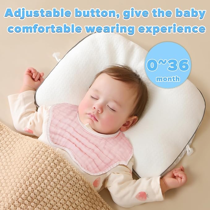 Muslin Baby Bibs for Drooling and Teething Newborn Drool Bibs for Baby Girl Boy - Image 5