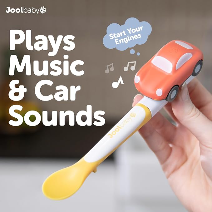 Jool Baby Musical Baby Spoons, 3 Spoons + Car - Image 8
