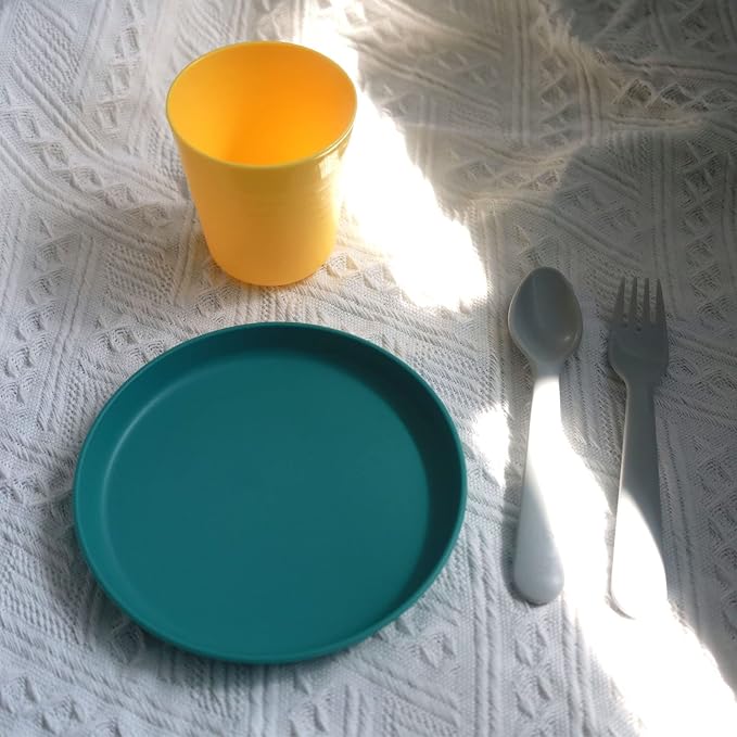 12 Pcs Kids Spoons and Forks Toddler Utensils Plastics Reusable Silverware Baby - Image 7