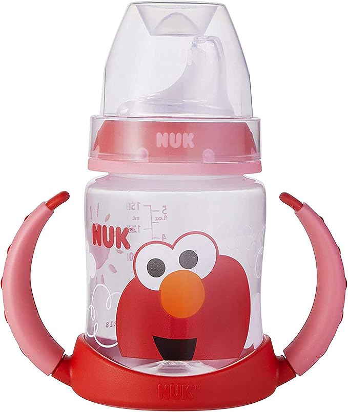 NUK Sesame Street Learner Cup, 5 Ounce Elmo – BPA Free, Spill Proof Sippy Cup - Image 5