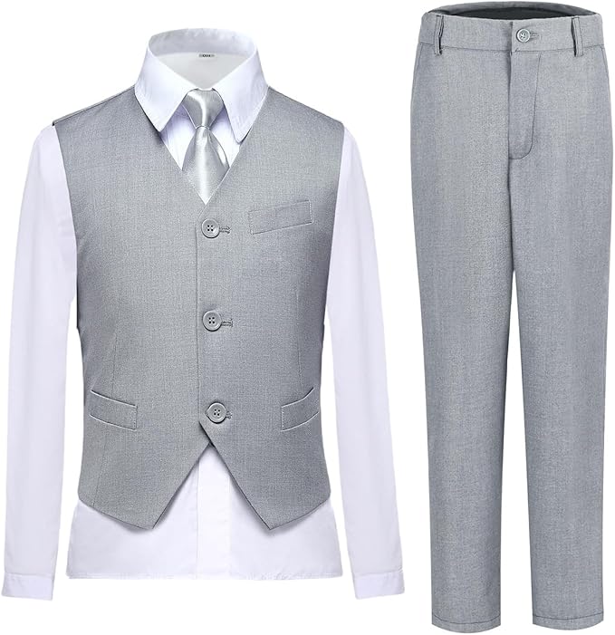 Boys Vest Set Formal Dress Suits Wedding Outfit Dresswear by Lycody