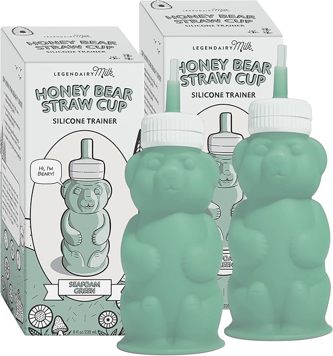 Legendairy Milk Honey Bear Straw Cup Silicone by LegendairyMilk