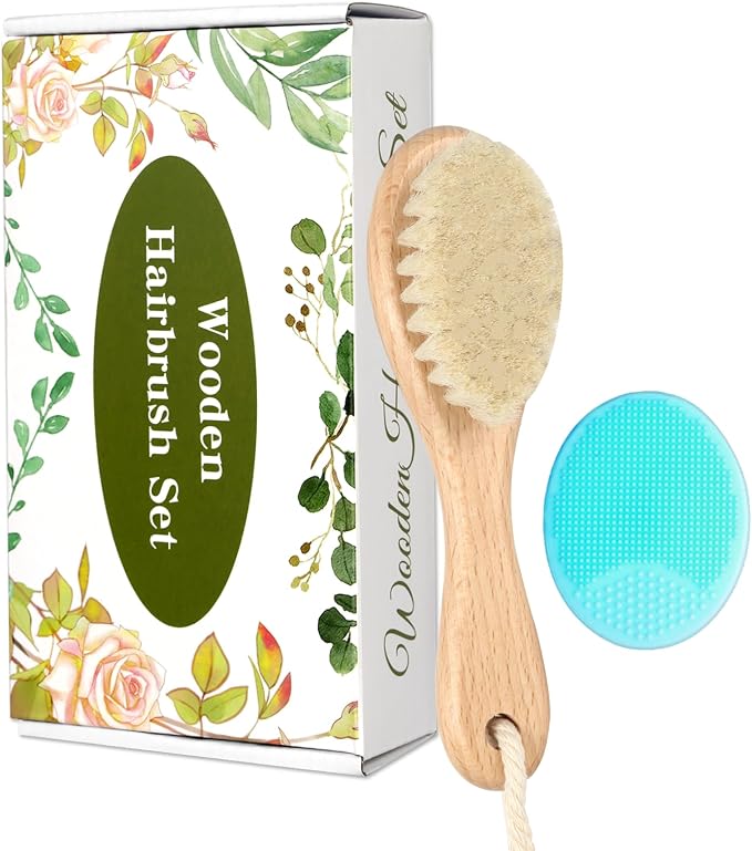 Wooden Soft Goat Bristles Brush by WXA