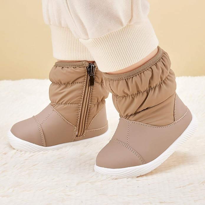 BMCiTYBM Baby Boy Girl Snow Boots Waterproof Winter Warm Booties Nonslip - Image 2