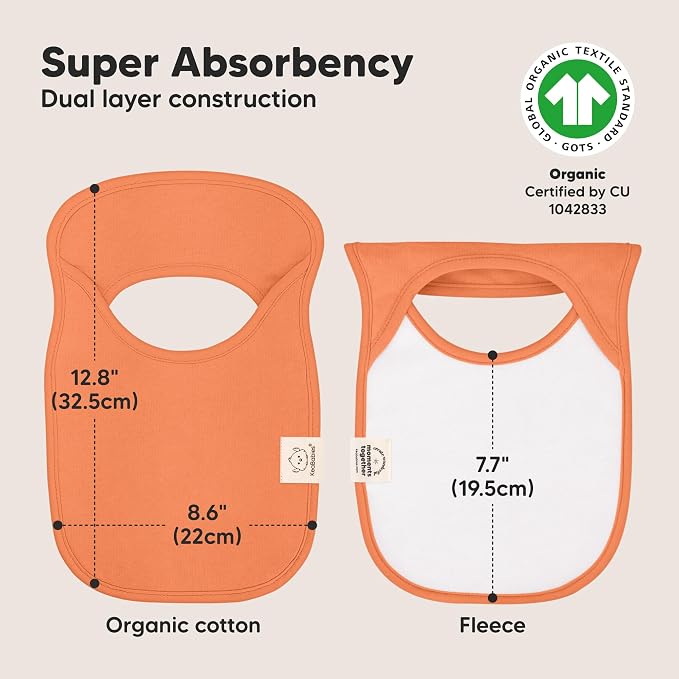 8-Pack Baby Bibs for Boys, Girls - Image 3
