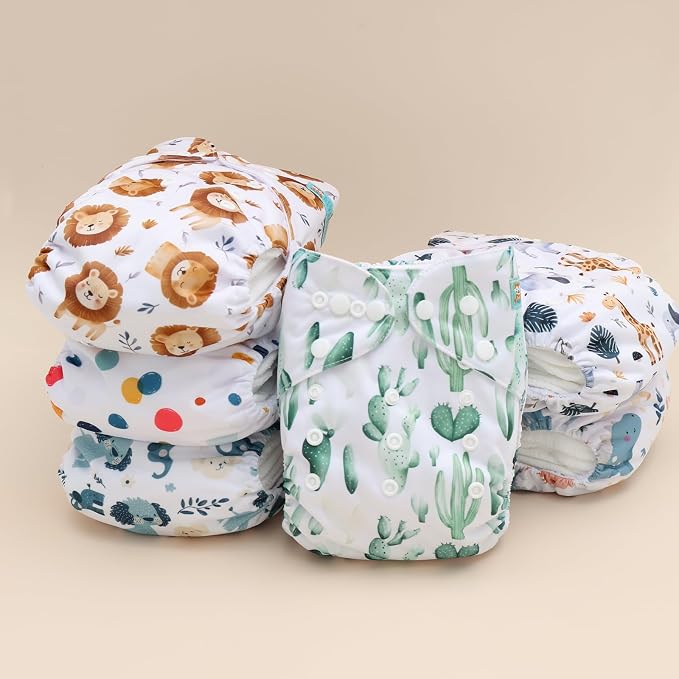 ALVABABY 6 Pack Cloth Diaper - Image 8