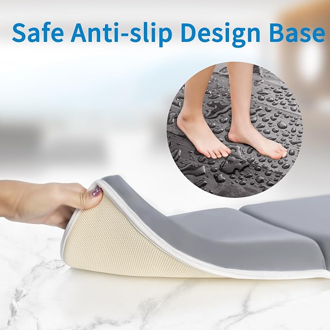 JJGoo Bath Kneeler Pad, 1.5 inch Thick Kneeling Pad Mat, Foldable Painless Knee - Image 3