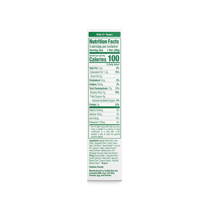 Sprout Organics, PB & Yayz Toddler Snack Bars, Peanut Butter & Banana, 30 Bars - Image 2