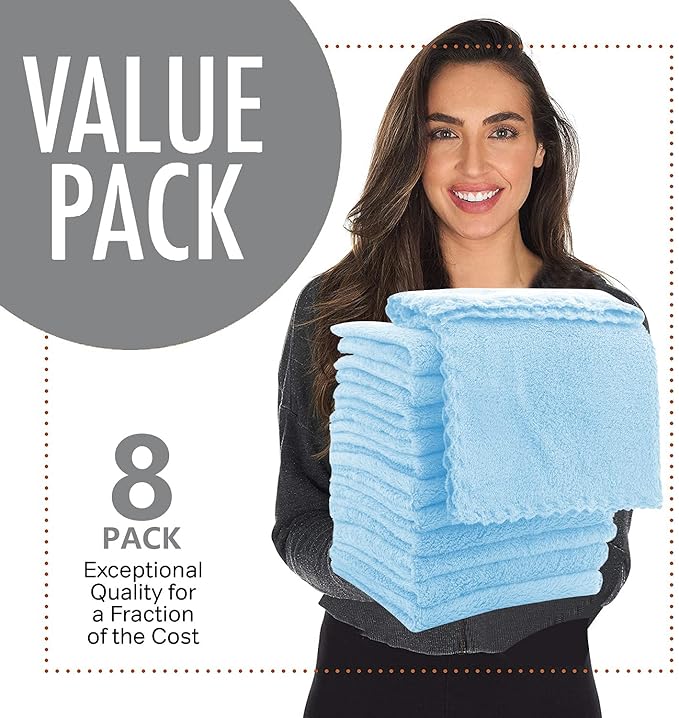 8 Pack Large Burp Cloths for Baby - Image 4