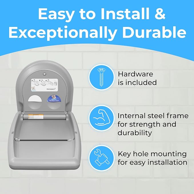 Koala Kare Surface-Mounted Horizontal Baby Changing Station, Model KB300-01 - Image 4