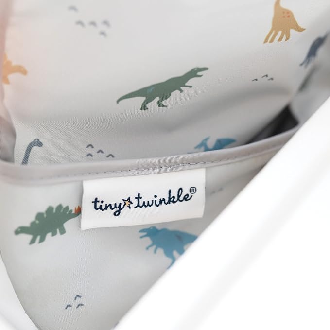 Tiny Twinkle Short Sleeve Apron Baby & Toddler Bib - Image 5