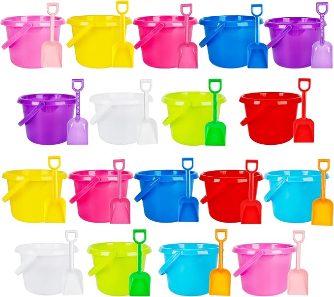 18 Sets Sand Buckets and Shovels by Unknown