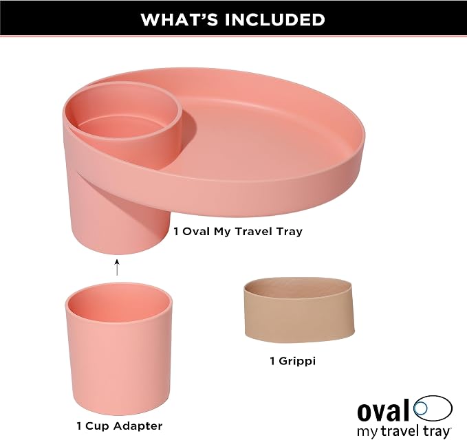 Travel Tray Oval USA Made Extend Your Current Cup Holder to Hold Your Cup Plus - Image 3