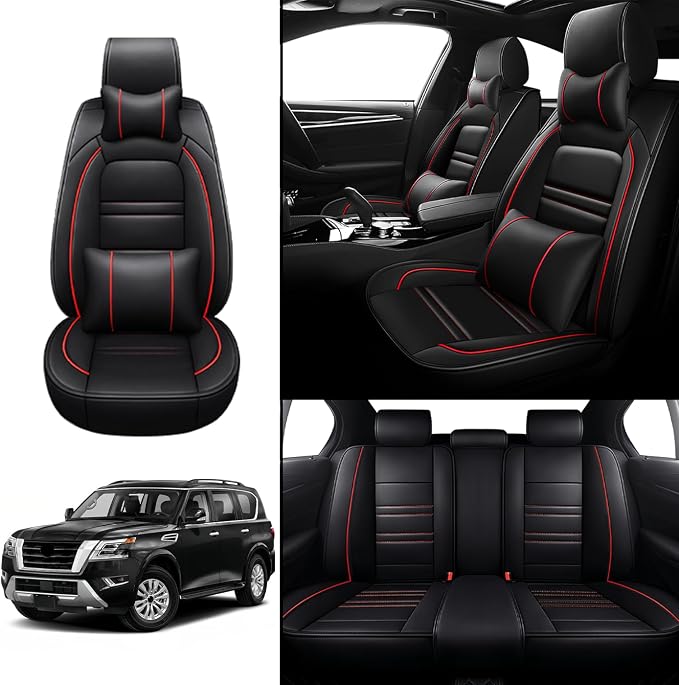 Car Seat Covers for Nissan Car Armada 2004-2024 | 5-Seats Seat Covers, - Image 2