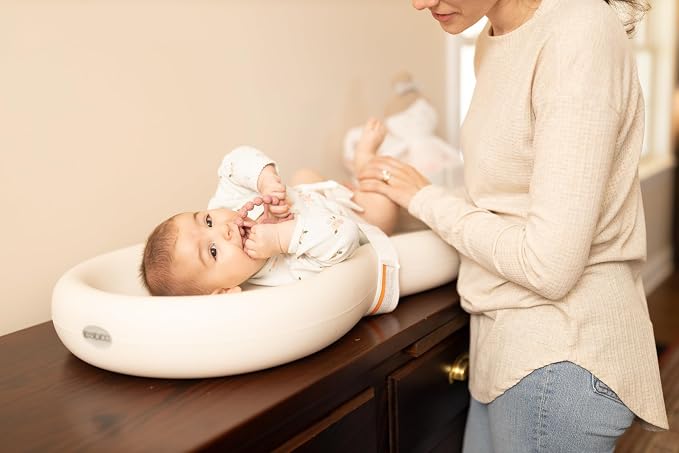 Keekaroo Peanut Changer Baby Vanilla– The Original Made in USA Easy-to-Clean - Image 11