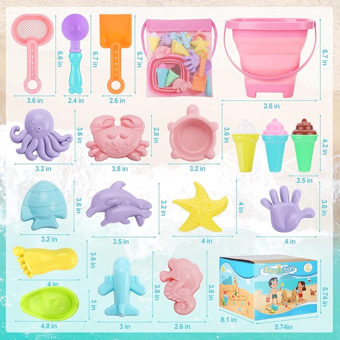 Beach Toys, Ice Cream Sand Toys - Image 6