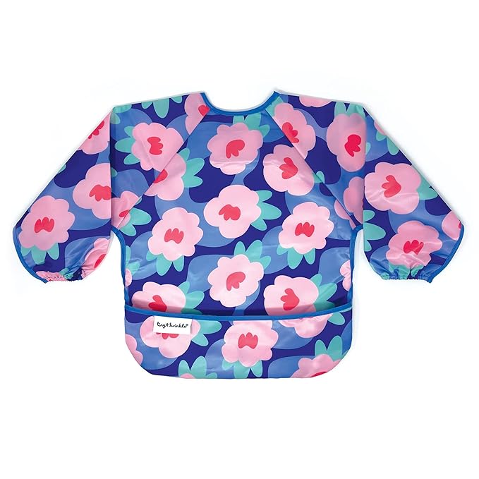 Tiny Twinkle Long Sleeve Bib for Babies & Toddlers – Waterproof Smock Bib for - Image 4