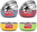 Non-Toxic Toddler Bowls with Non-Slip Base | Stainless Steel Baby Bowls by Unknown