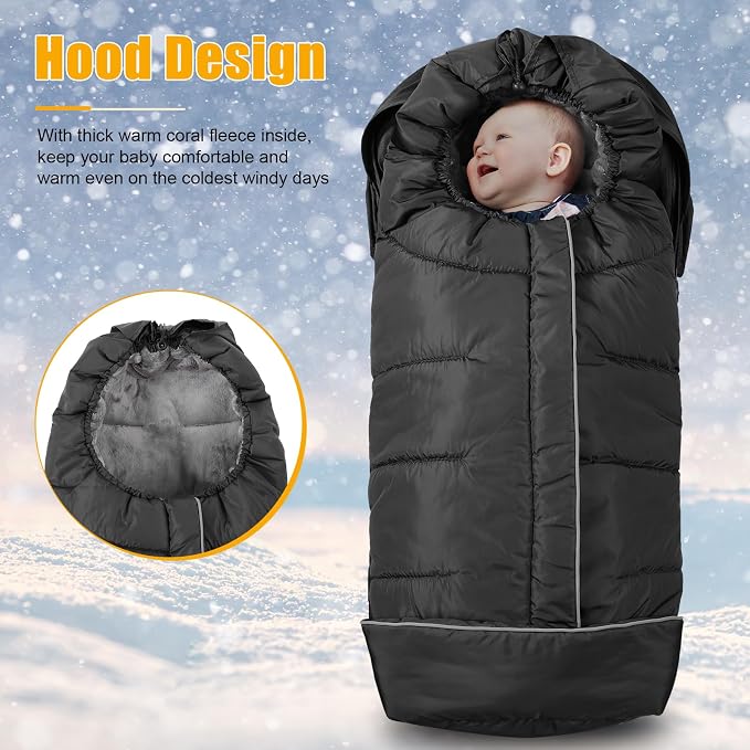 Yoofoss Winter Stroller Cover - Image 3