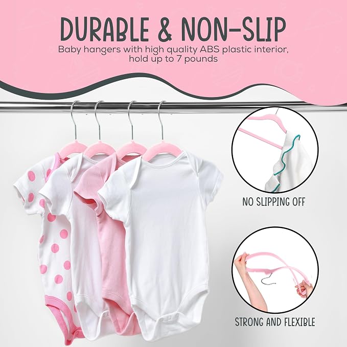 25 Premium Baby Velvet Hangers - Image 5
