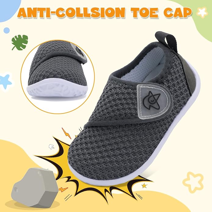 LeIsfIt Baby Shoes Boys Girls First Walking Shoes Non-Slip Infant Sneakers - Image 7