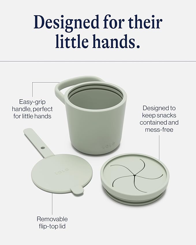 Lalo Snack Cup - Mess-Free Silicone Snack Cups - Image 3