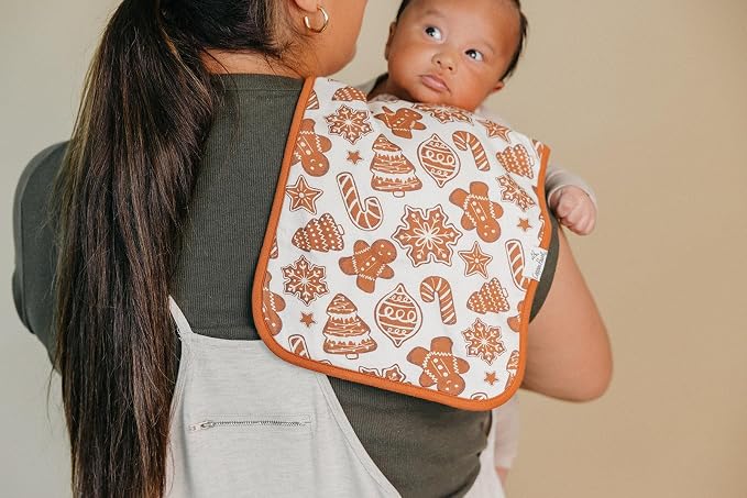 Copper Pearl Baby Burp Cloth Large 21''x10'' Size Premium Absorbent Triple - Image 8
